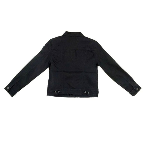 NWT Nine West Black Womens Long Slv Jean Jackets - Picture 7 of 7